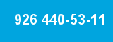 926 440-53-11